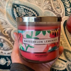 Watermelon Lemonade 3 wick candle 🍉🍋